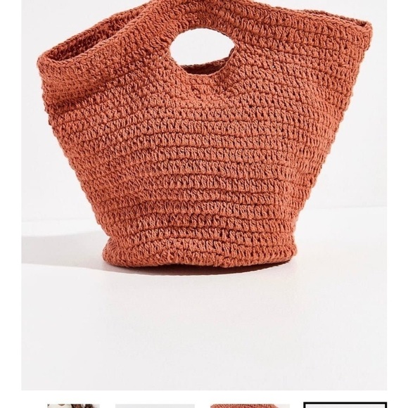 Momo for Free People Pink Crochet Cali Clutch Bag - Picture 5 of 15